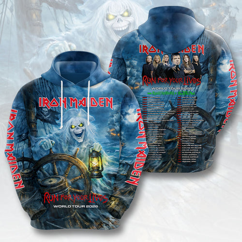 Iron Maiden 2026 World Tour 3D Apparel – HOATT17490