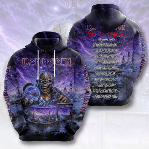 Iron Maiden 2026 World Tour 3D Apparel – HOATT18522