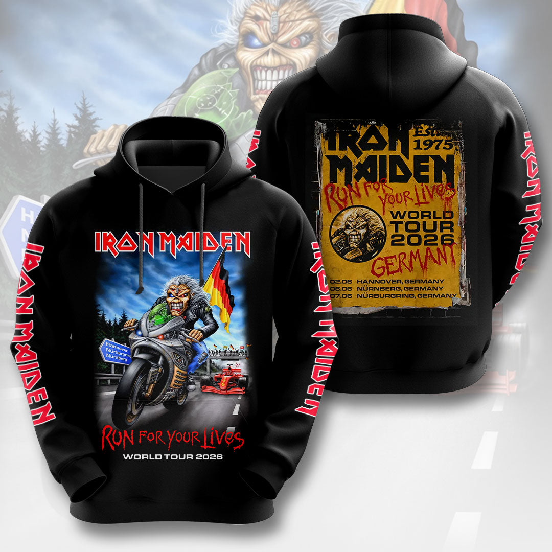 Iron Maiden 2026 World Tour 3D Apparel – HOATT18540