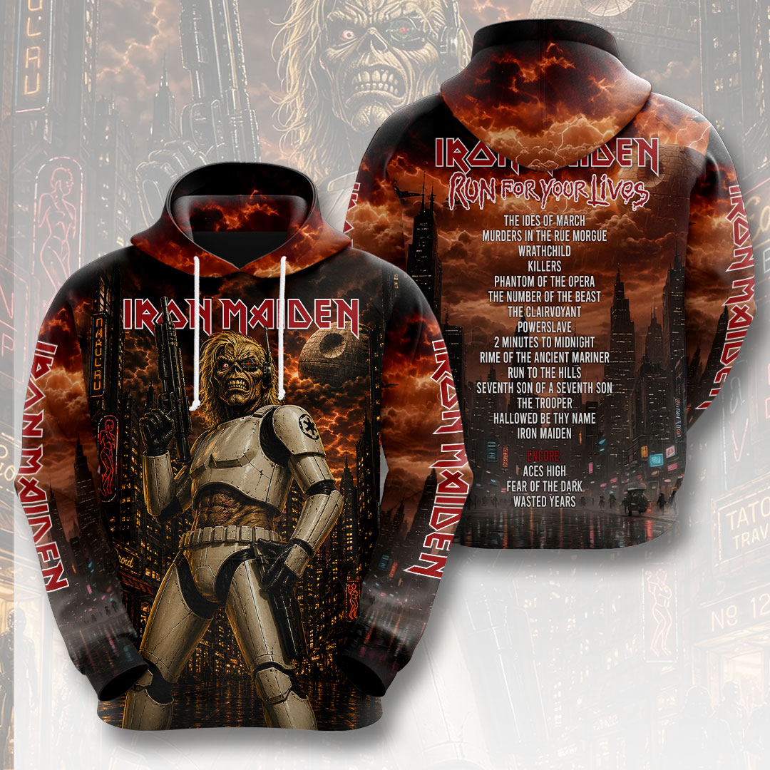 Iron Maiden 2026 World Tour 3D Apparel – HOATT19040