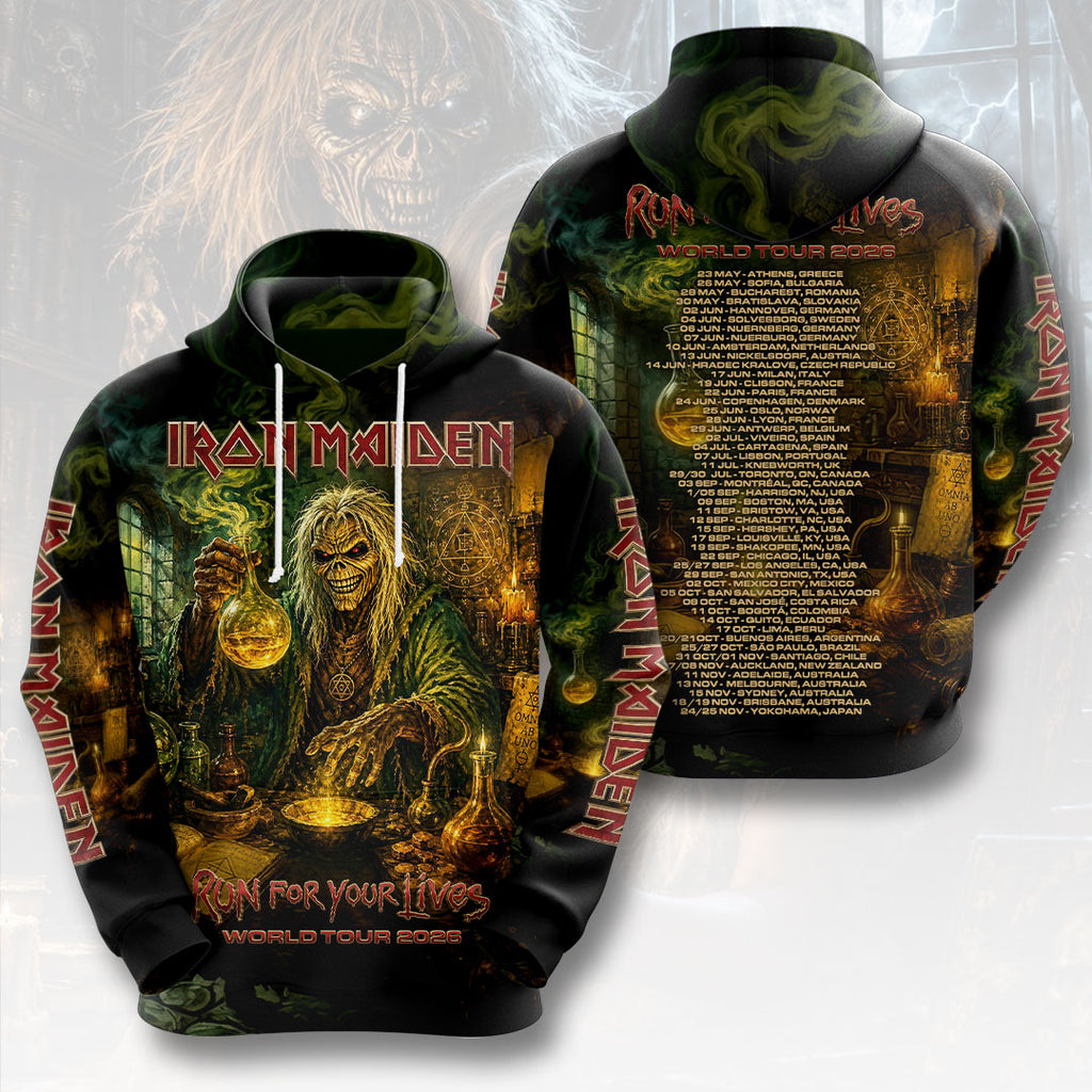 Iron Maiden 2026 World Tour 3D Apparel – HOATT19487