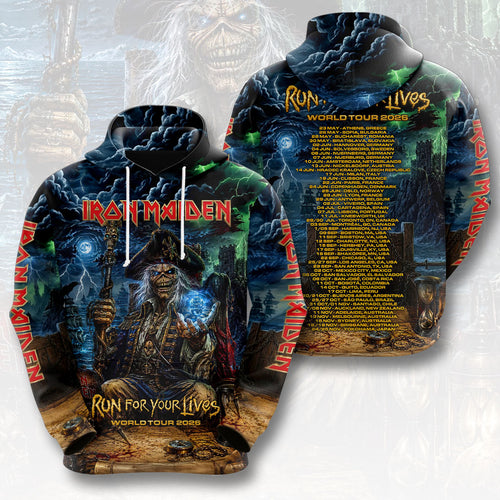 Iron Maiden 2026 World Tour 3D Apparel – HOATT19824