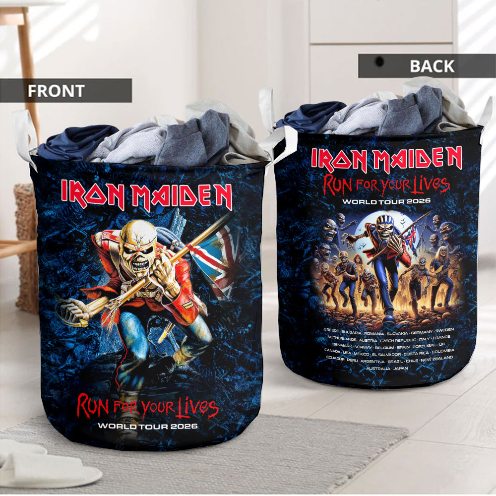 Iron Maiden 2026 World Tour Laundry Basket – HOATT18080