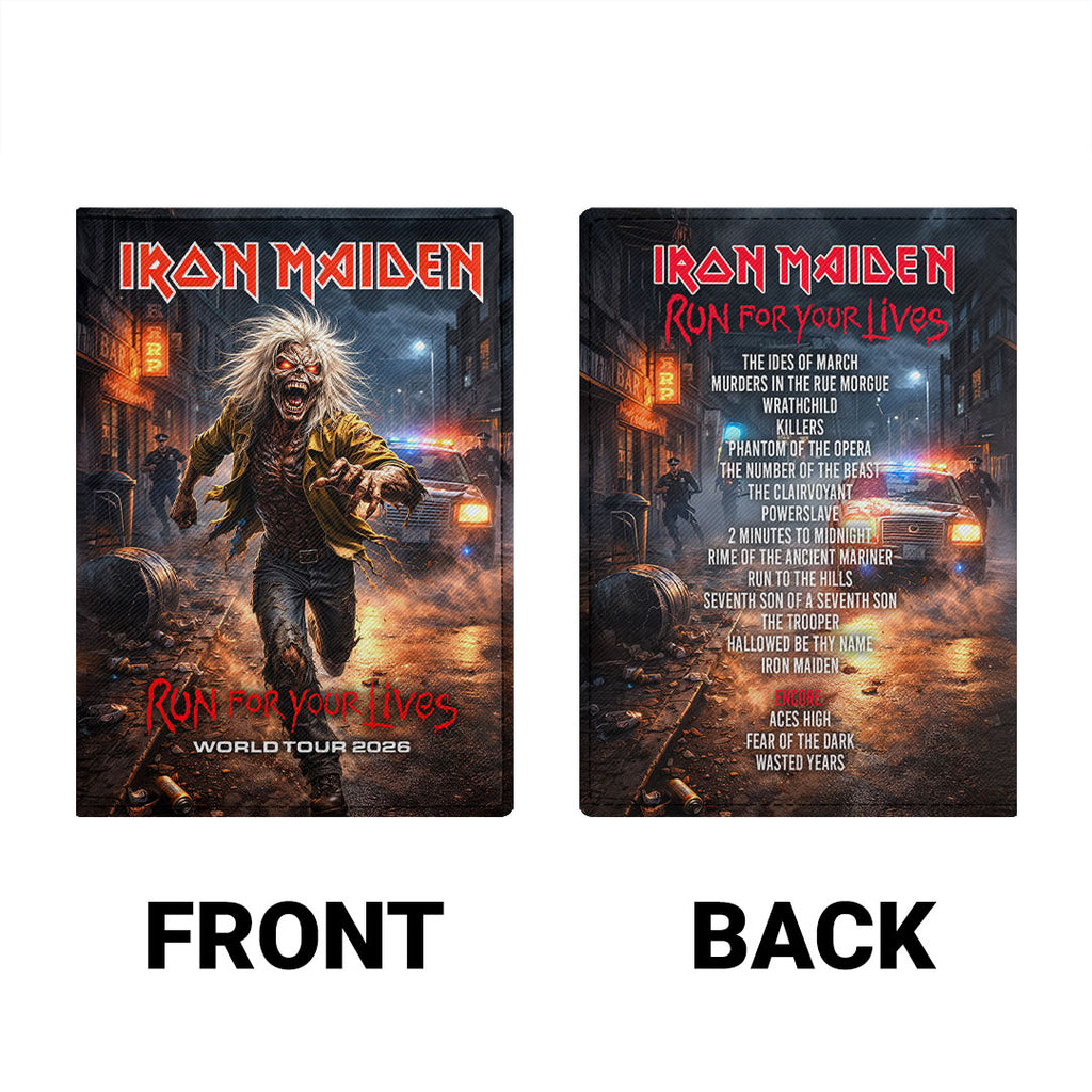 Iron Maiden 2026 World Tour Leather Passport Cover – HOATT18147