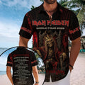 Iron Maiden 2026 World Tour Short Sleeve Button-Down Shirt – MAITM15312