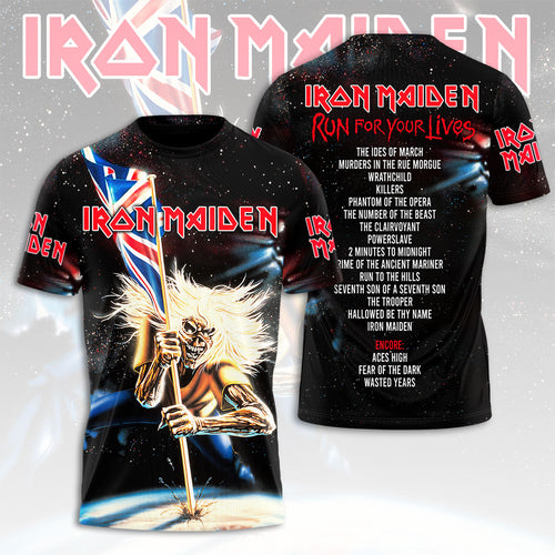 Iron Maiden 2026 World Tour 3D Apparel – HOATT16411