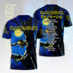 Iron Maiden 2026 World Tour 3D Apparel – HOATT16457