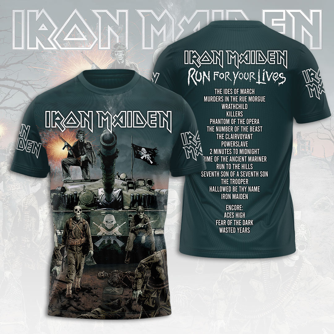 Iron Maiden 2026 World Tour 3D Apparel – HOATT16548