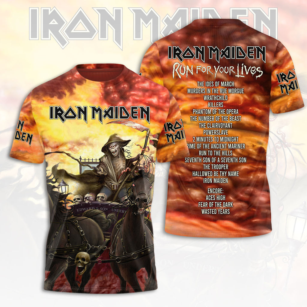 Iron Maiden 2026 World Tour 3D Apparel – HOATT16549