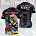 Iron Maiden 2026 World Tour 3D Apparel – HOATT16562