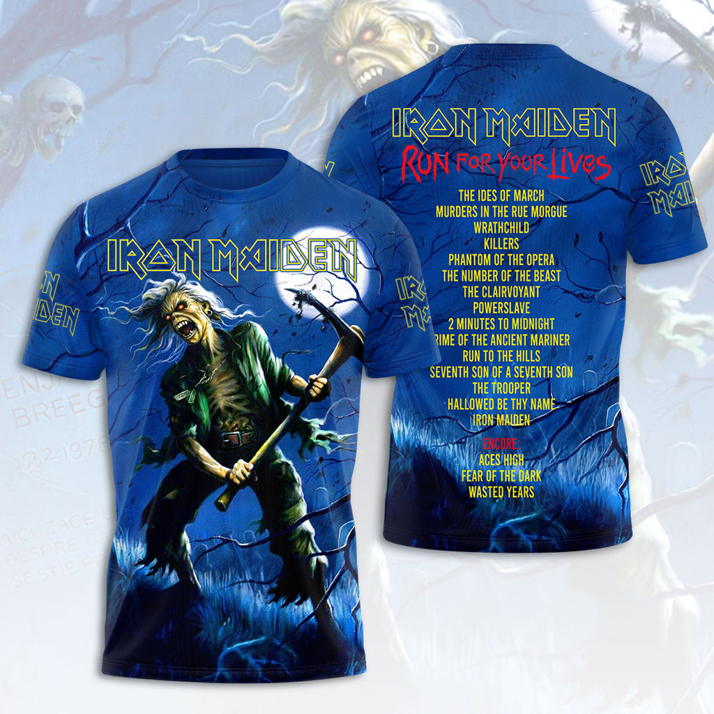 Iron Maiden 2026 World Tour 3D Apparel – HOATT16645
