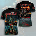 Iron Maiden 2026 World Tour 3D Apparel – HOATT16653
