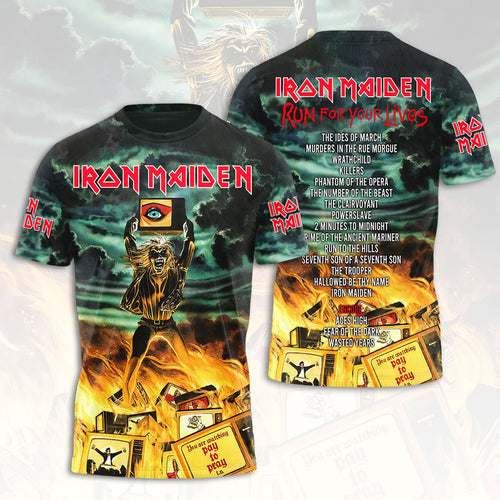 Iron Maiden 2026 World Tour 3D Apparel – HOATT16751