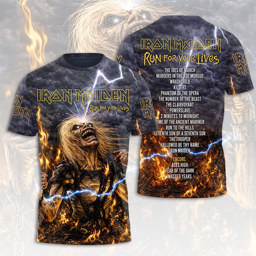 Iron Maiden 2026 World Tour 3D Apparel – HOATT16757