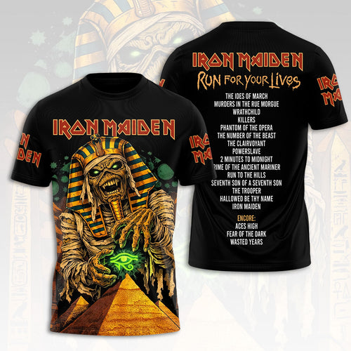 Iron Maiden 2026 World Tour 3D Apparel – HOATT16773
