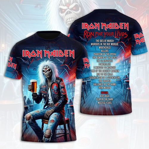 Iron Maiden 2026 World Tour 3D Apparel – HOATT17073