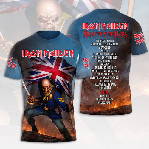 Iron Maiden 2026 World Tour 3D Apparel – HOATT17081