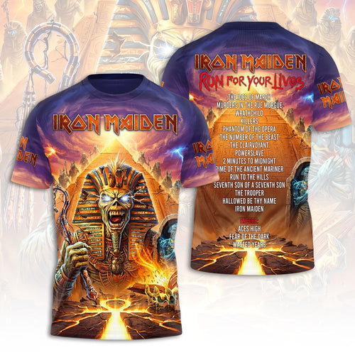Iron Maiden 2026 World Tour 3D Apparel – HOATT17656