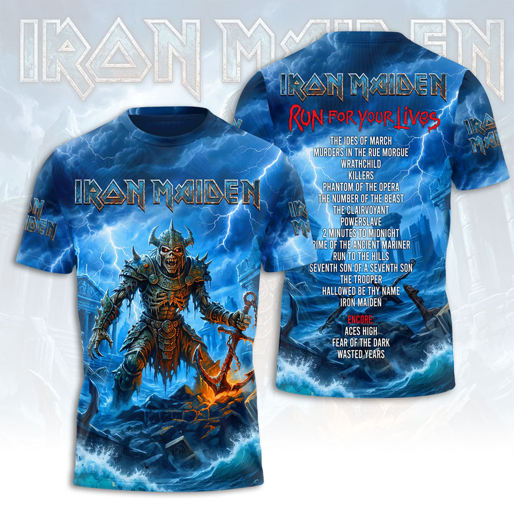 Iron Maiden 2026 World Tour 3D Apparel – HOATT17793