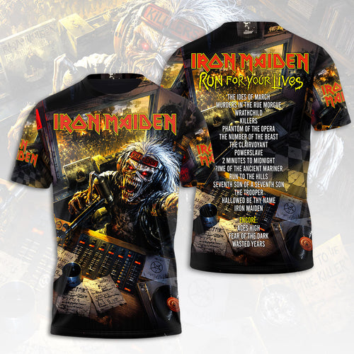 Iron Maiden 2026 World Tour 3D Apparel – HOATT18409