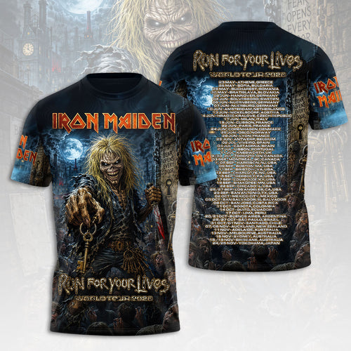 Iron Maiden 2026 World Tour 3D Apparel – HOATT18461