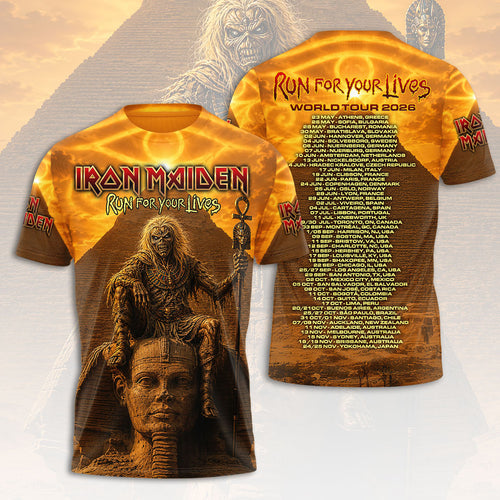 Iron Maiden 2026 World Tour 3D Apparel – HOATT18929