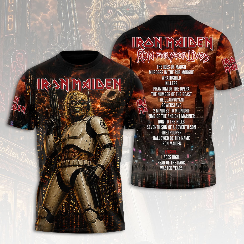 Iron Maiden 2026 World Tour 3D Apparel – HOATT19040