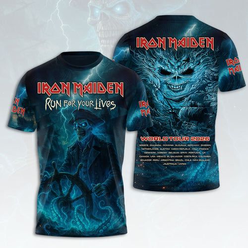 Iron Maiden 2026 World Tour 3D Apparel – HOATT19091