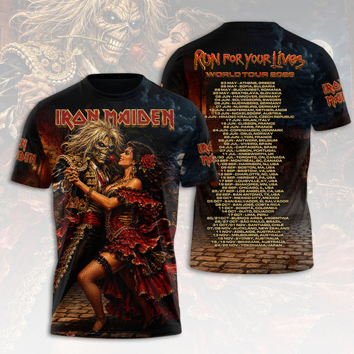 Iron Maiden 2026 World Tour 3D Apparel – HOATT19361