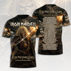 Iron Maiden 2026 World Tour 3D Apparel – HOATT19376