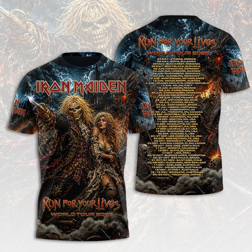Iron Maiden 2026 World Tour 3D Apparel – HOATT20015