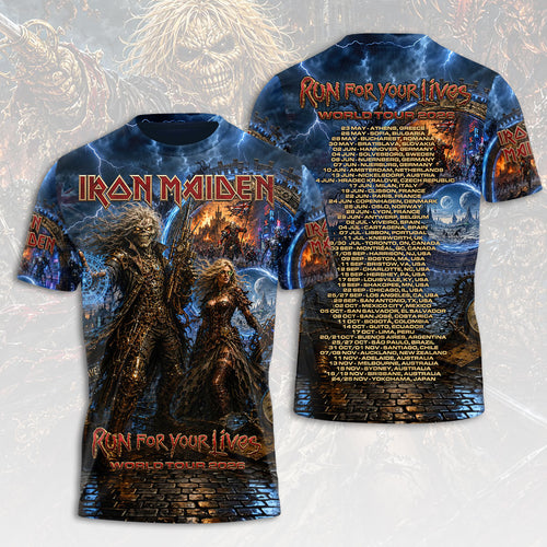 Iron Maiden 2026 World Tour 3D Apparel – HOATT20017