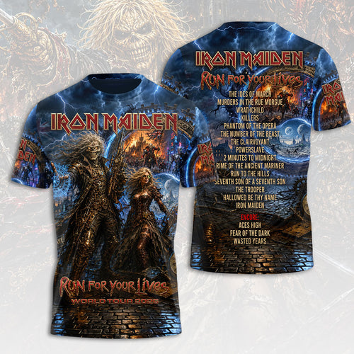 Iron Maiden 2026 World Tour 3D Apparel – HOATT20018