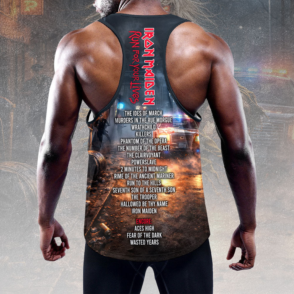 Iron Maiden 2026 World Tour Y-Back Muscle Tank Top – HOATT17652