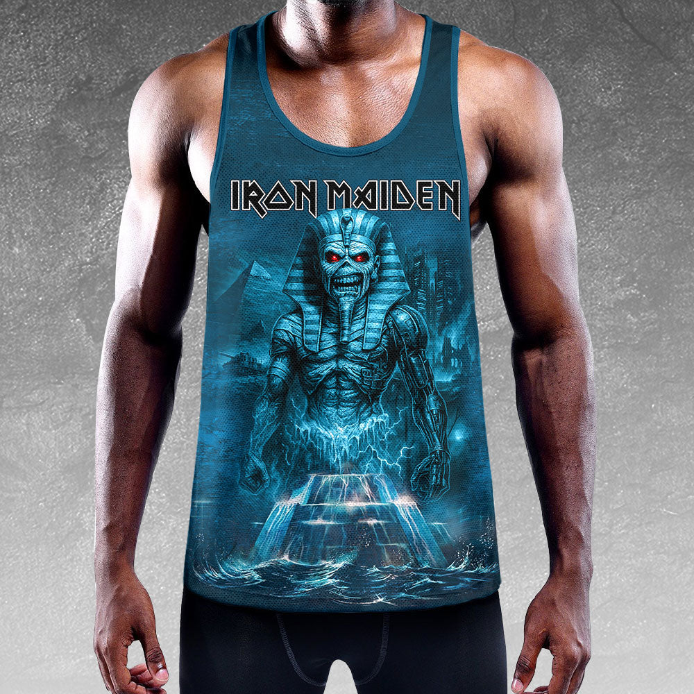 Iron Maiden 2026 World Tour Y-Back Muscle Tank Top – HOATT16876