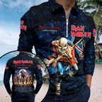Iron Maiden 2026 World Tour Zip Polo Shirt – HOATT17682