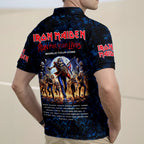 Iron Maiden 2026 World Tour Zip Polo Shirt – HOATT17682