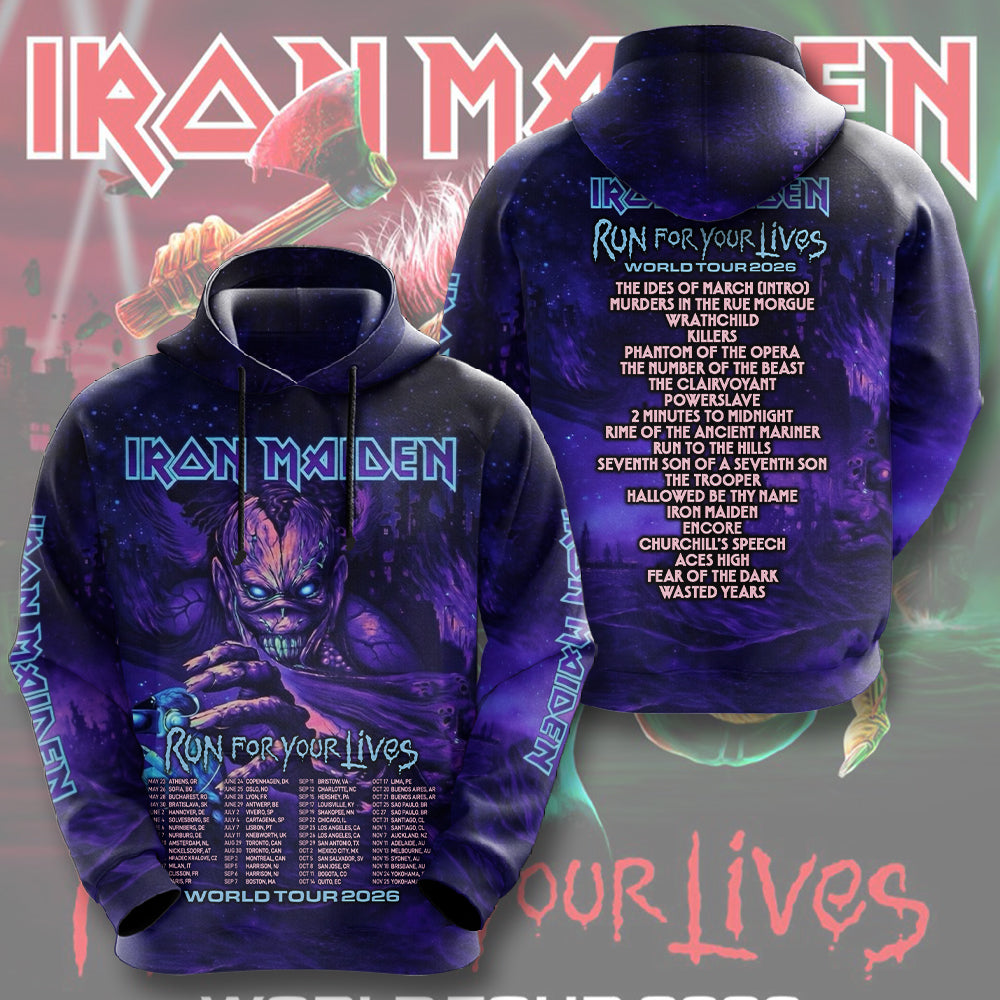 Iron Maiden 3D Apparel – TMTHU4472