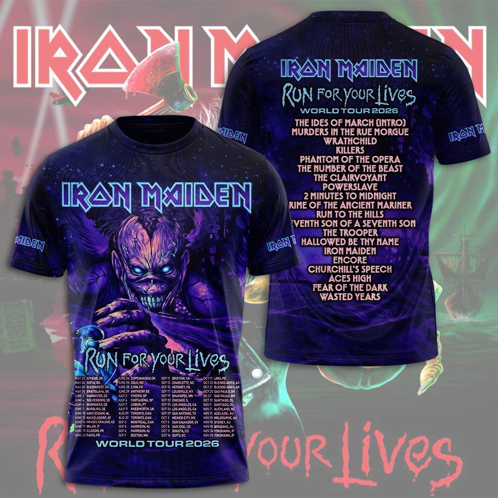 Iron Maiden 3D Apparel – TMTHU4472