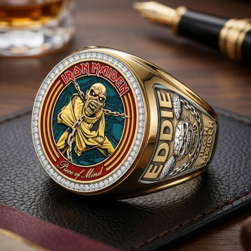 Iron Maiden 3D Engraved Ring – TMTHU7197