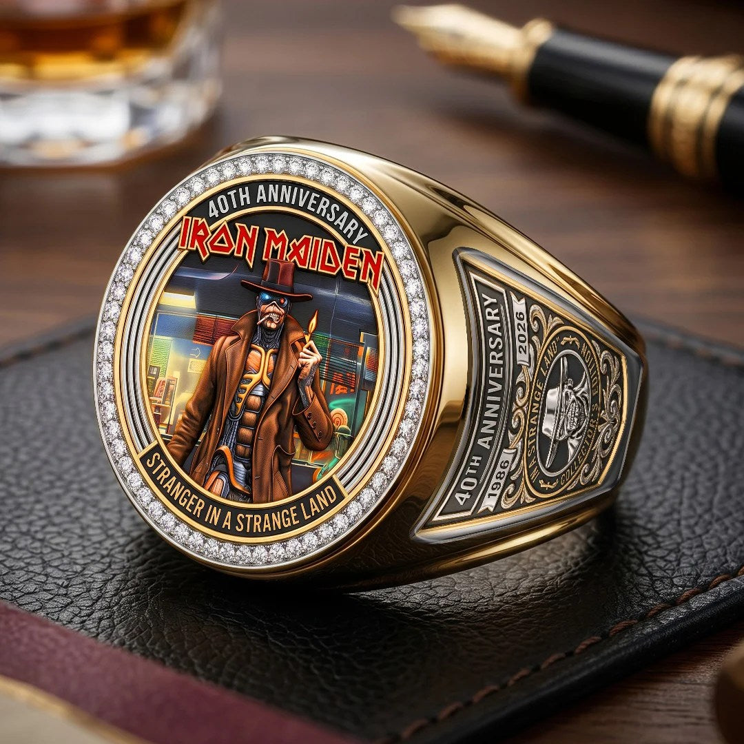 Iron Maiden 3D Engraved Ring – TMTHU9432