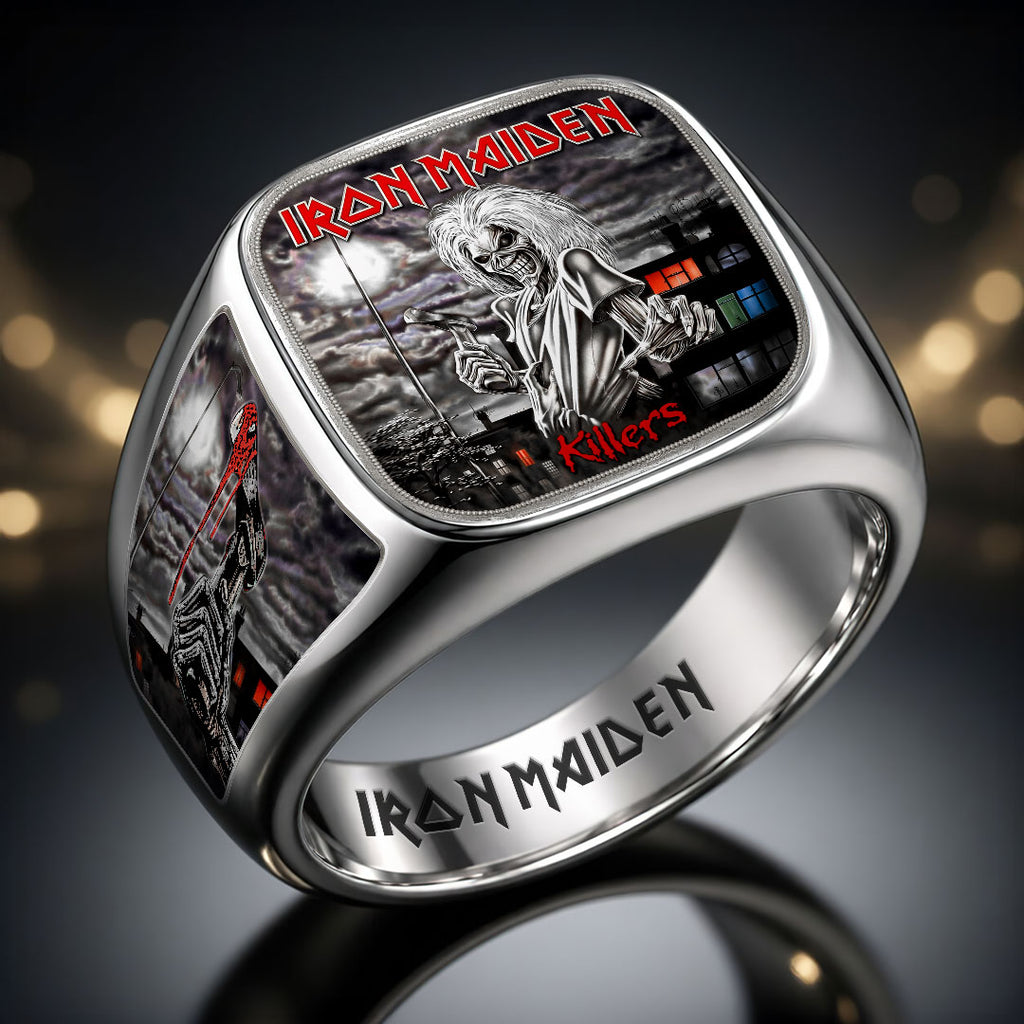 Iron Maiden 3D Engraved Ring – HOATT19364