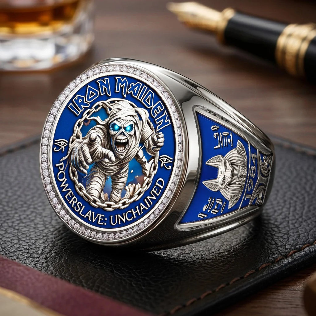 Iron Maiden 3D Engraved Ring – TMTHU9394