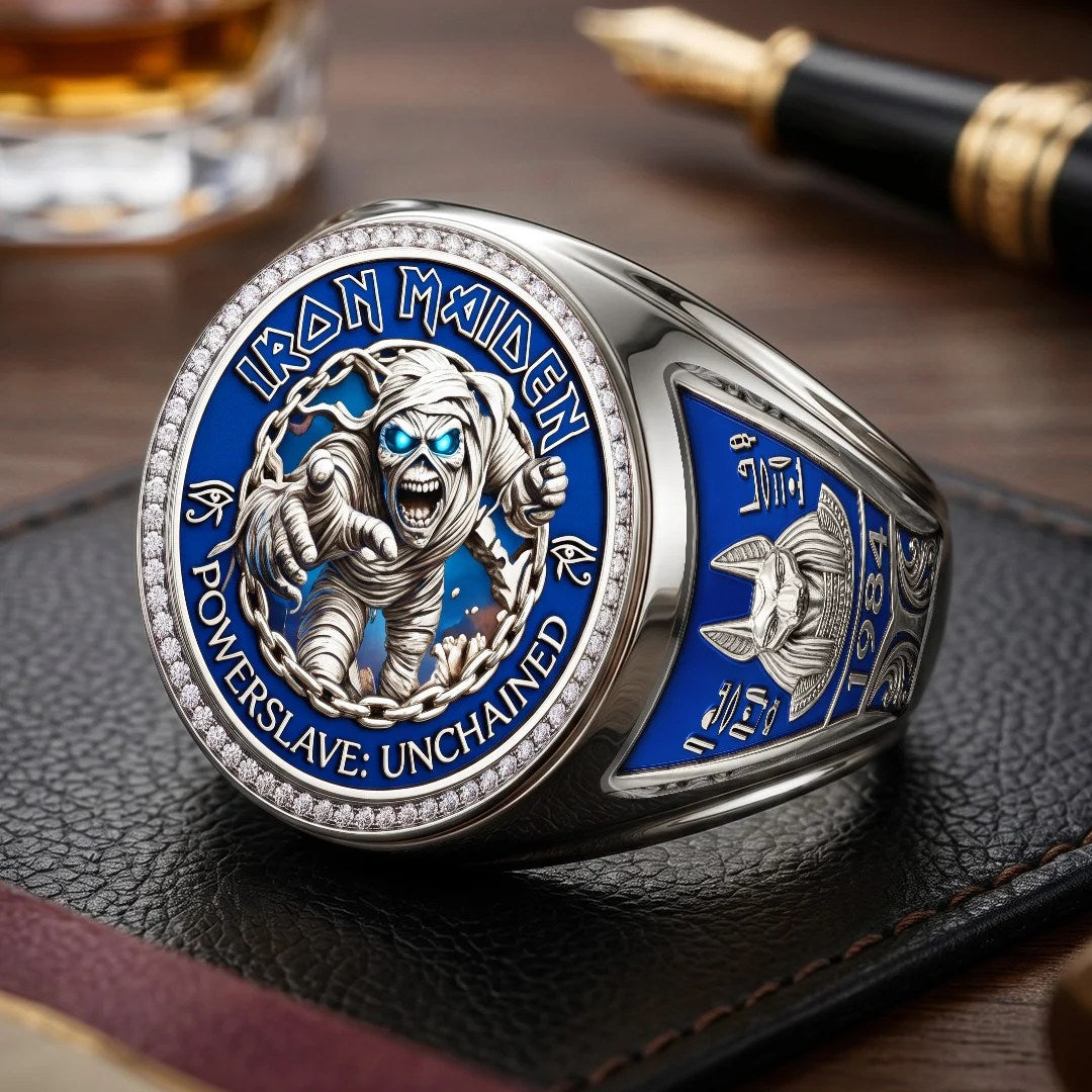 Iron Maiden 3D Engraved Ring – TMTHU9394