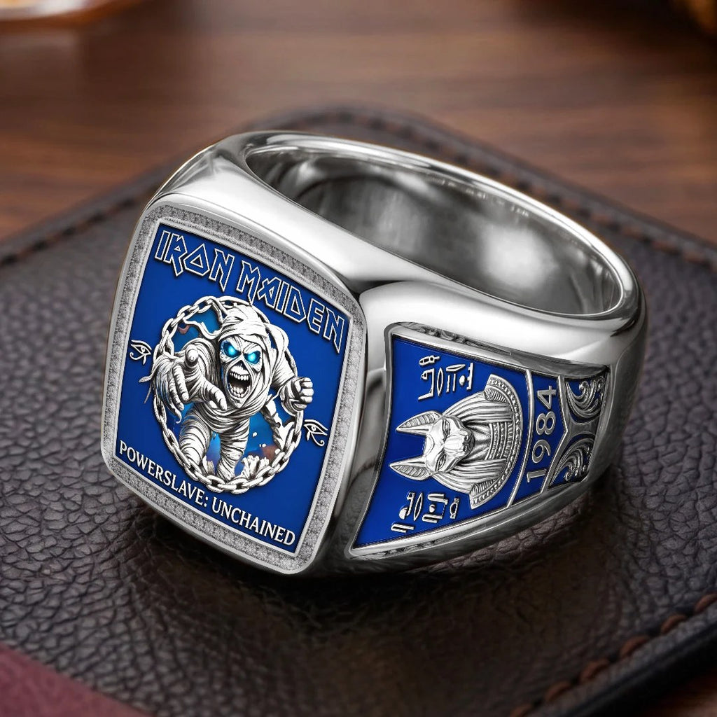 Iron Maiden 3D Engraved Ring – TMTHU9394