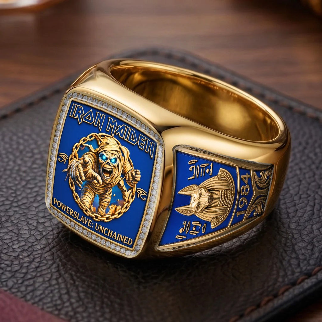 Iron Maiden 3D Engraved Ring – TMTHU9394