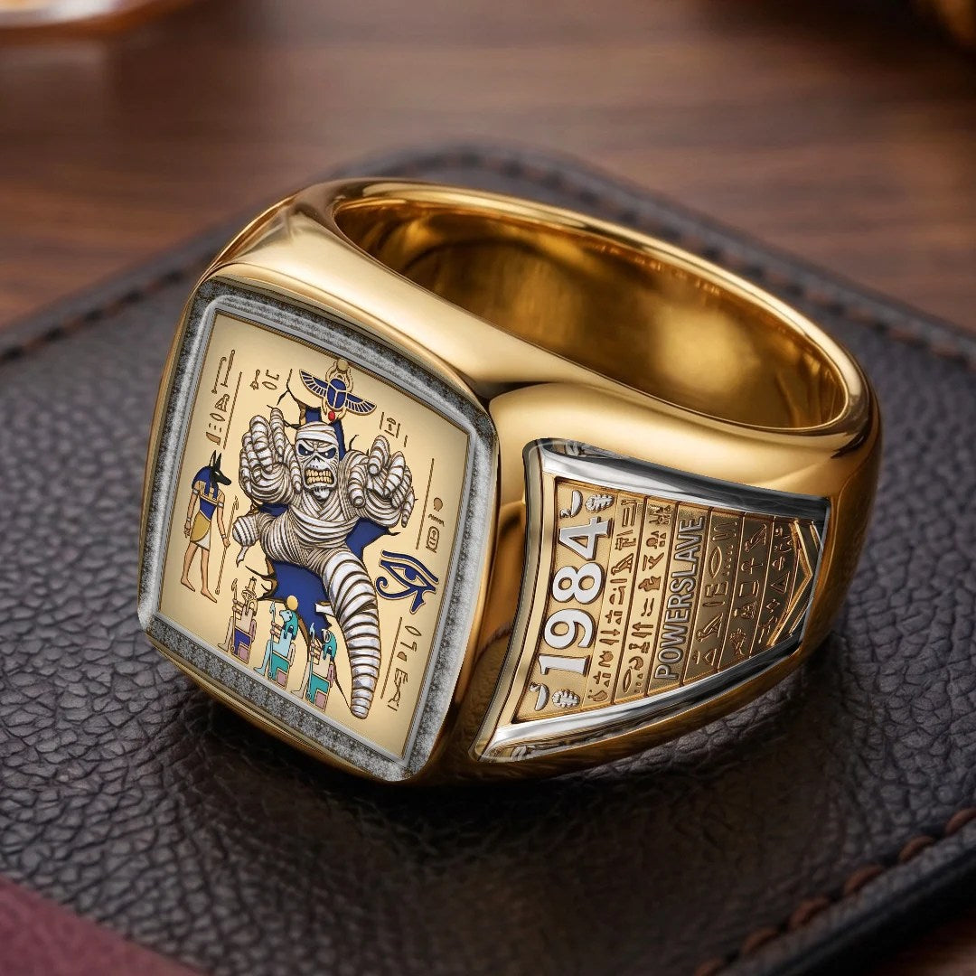 Iron Maiden 3D Engraved Ring – TMTHU9396