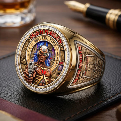 Iron Maiden 3D Engraved Ring – TMTHU9406