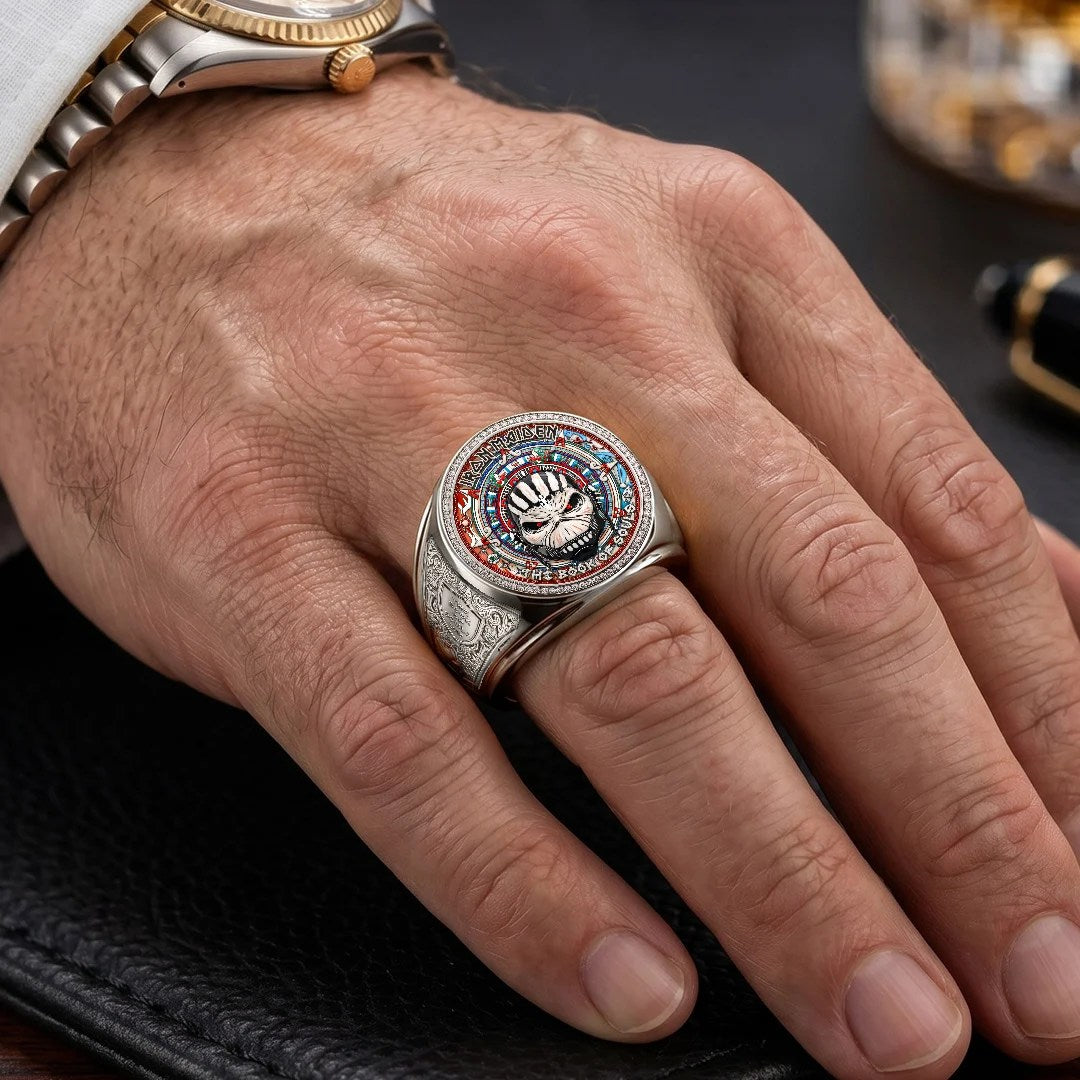 Iron Maiden 3D Engraved Ring – TMTHU9573