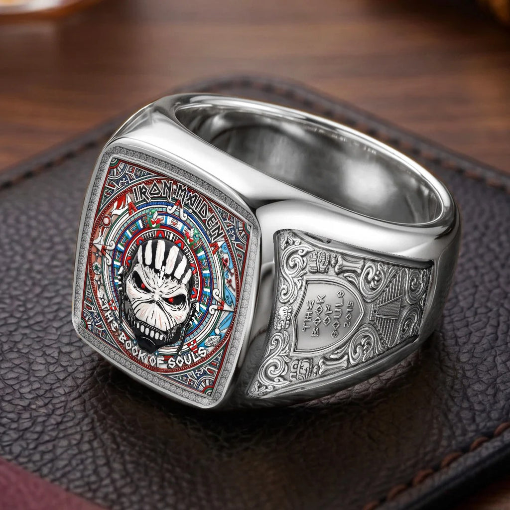 Iron Maiden 3D Engraved Ring – TMTHU9573